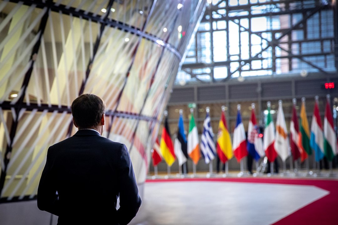 Déclaration du Président de la République Emmanuel Macron à son arrivée au sommet extraordinaire sur le Brexit