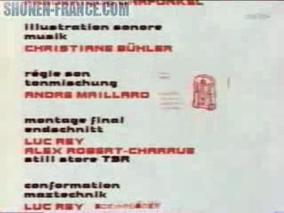 Thema Manga, Mangaka - 21/21 - Fin et Credits - 1998 - Arte