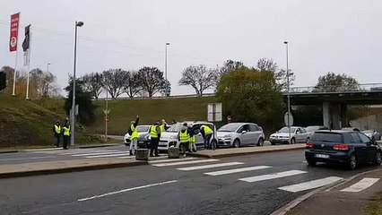 Gilets jaunes : blocage au rond-point d'Houdemont ce dimanche