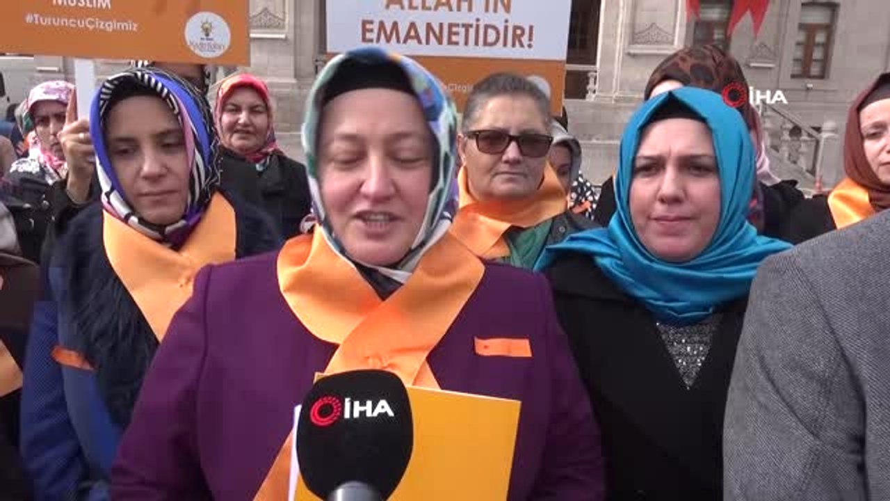 Ak Partili Kadınlar 'Şiddete Hayır' İçin Yürüdü