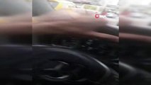 İstanbul'da Taksicilerin Uber Sürücülerine Tacizi Kamerada