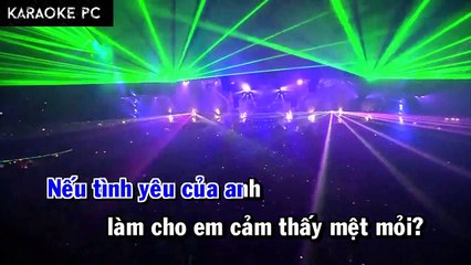 Karaoke Anh Đi Em Đừng Khóc Remix - Trương Khải Minh