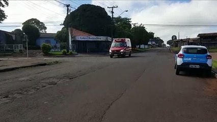Idosa ferida é socorrida no Bairro Neva