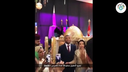 شاهد زوجة لاعب المنتخب المغربي ايوب الكعبي فوق العمارية