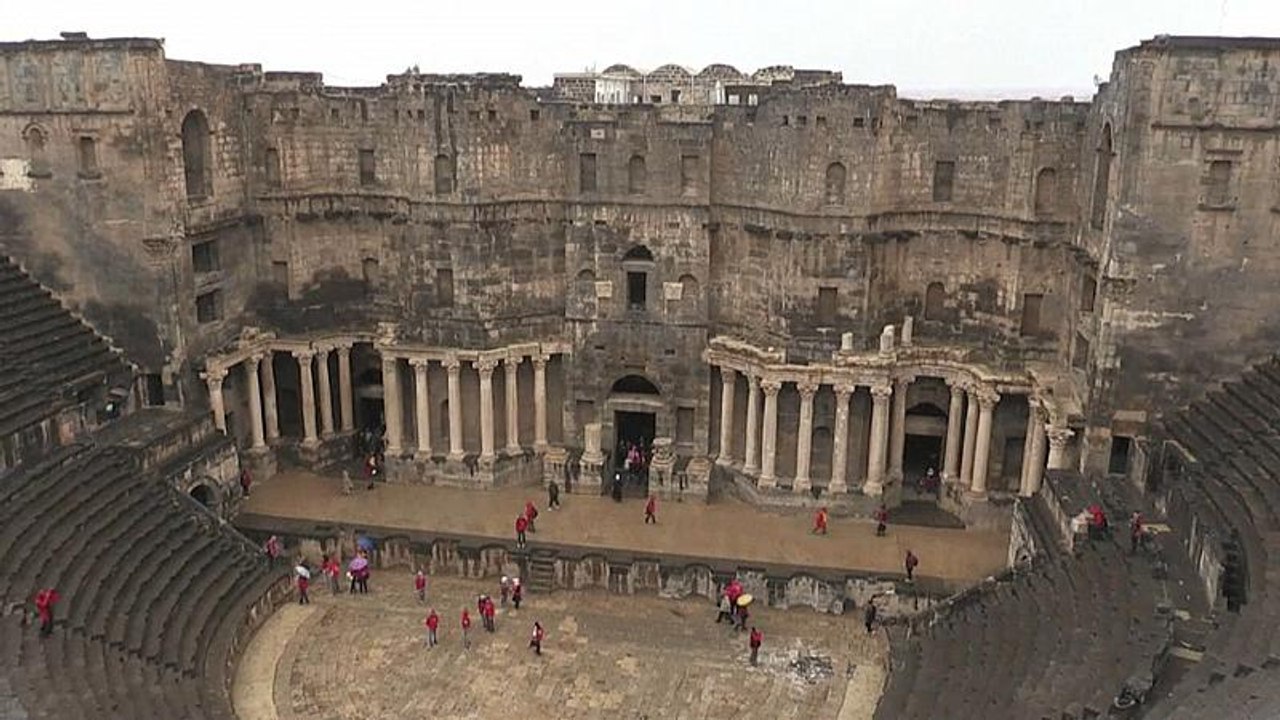 Römisches Theater in Bosra: Vergleichsweise geringe Kriegsschäden