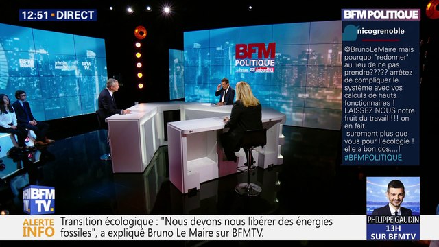 Le mot de la fin: Les difficultés seront résolues si nous permettons à ceux qui travaillent de vivre dignement de leurs activités , Bruno Le Maire