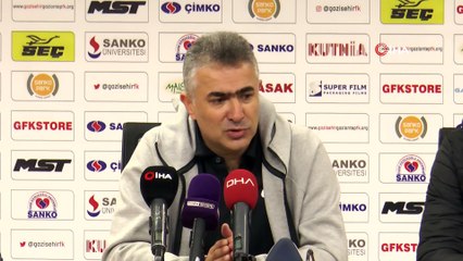 Gazişehir Gaziantep - Boluspor maçının ardından