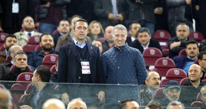 Ali Koç ile Ahmet Ağaoğlu Karşılaşmayı Birlikte İzledi