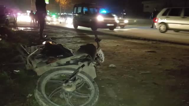 Motosiklet Yayaların Arasına Daldı: 1 Ölü, 3 Yaralı