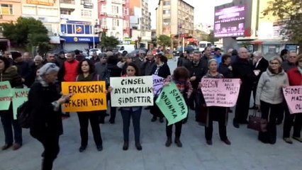 Burhaniye'de Kadınlar Şiddete Karşı Birleşti