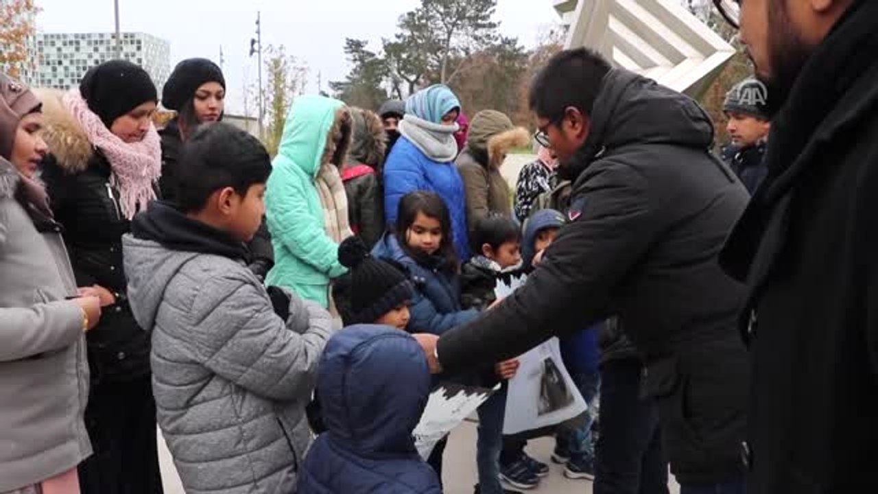 Hollanda'da Arakan Protestosu - Lahey