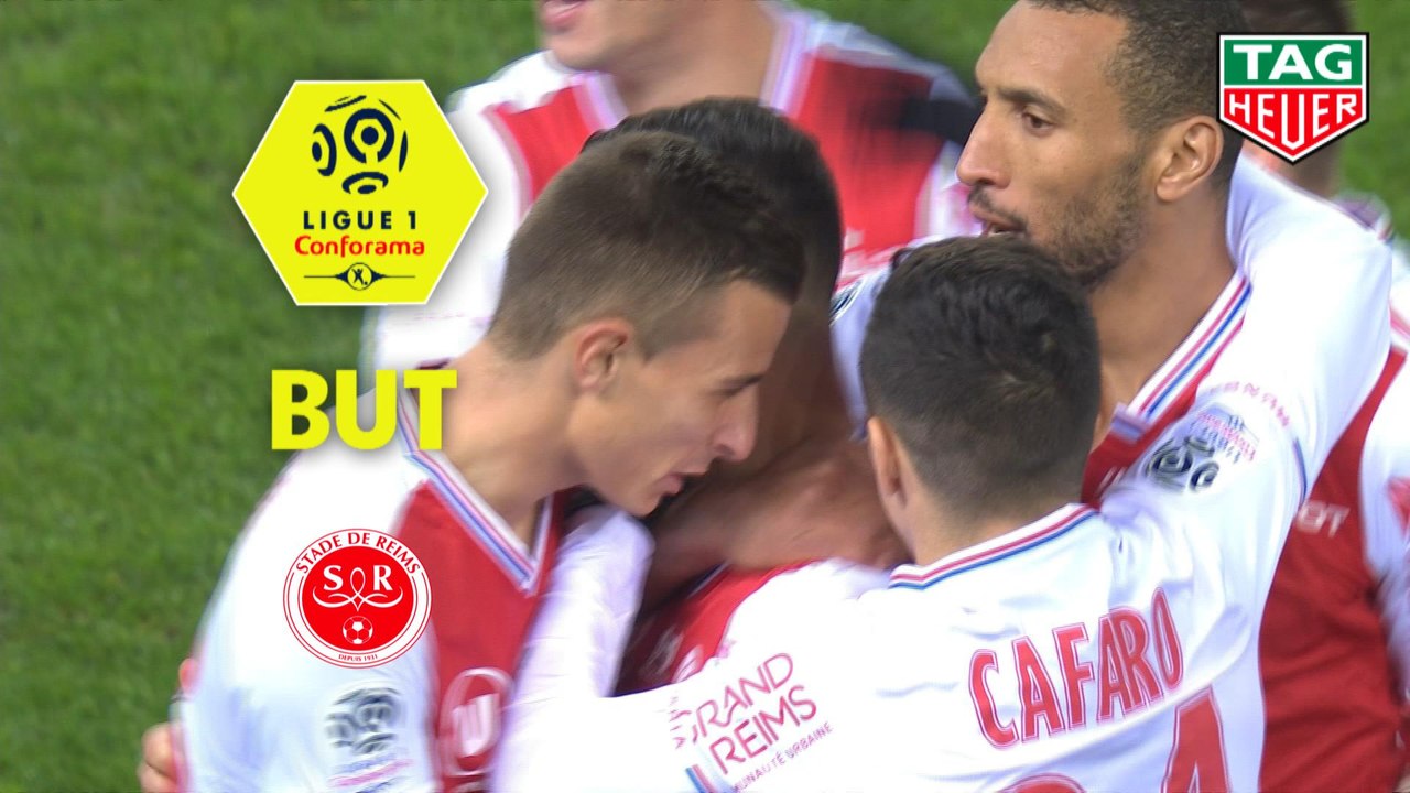 But Xavier CHAVALERIN (2ème) / Stade de Reims - EA Guingamp - (2-1) - (REIMS-EAG) / 2018-19