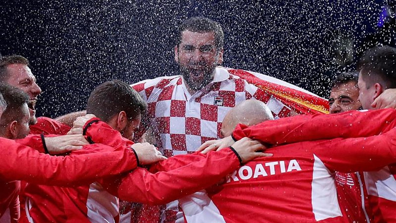 Kroatiens Tennisteam gewinnt Davis Cup