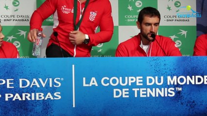 Coupe Davis 2018 - France-Croatie - Marin Cilic et Zeljko Krajan : "On y croyait et on l'a fait !"