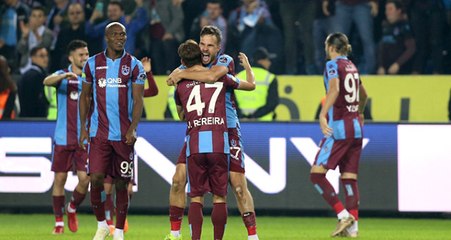 Süper Ligde Trabzonspor, Fenerbahçe'yi 2-1 Mağlup Etti