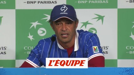 Noah «On s'est fait défoncer» - Tennis - Coupe Davis (Finale)