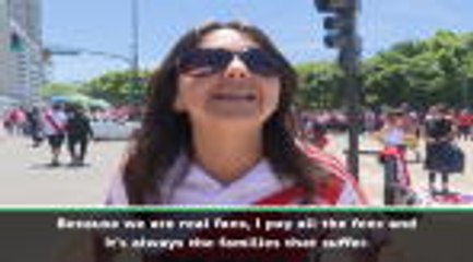 'The real fans are the ones that suffer' - River supporter on Copa Libertadores violence