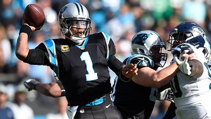 'Hawks' D halts Cam just short on early fourth-down try