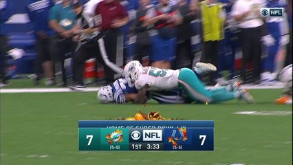 McMillan, McDonald combine for fumble recovery