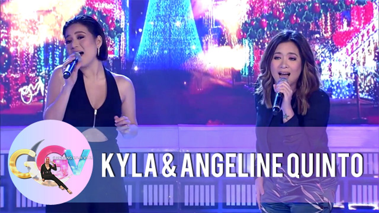 GGV: Kyla and Angeline sings "Pasko ng Pinas"