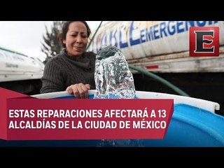 Hoy inicia el corte de agua por mantenimiento al Sistema Cutzamala