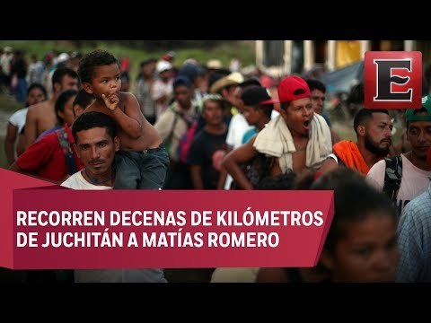 Primera caravana migrante cambia de ruta y se enfila rumbo a Veracruz