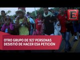 México ha recibido 2 mil 934 solicitudes de refugio de migrantes