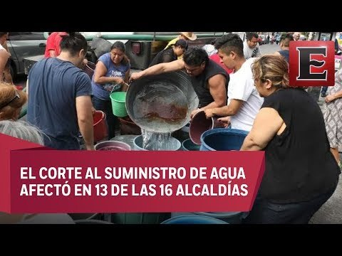 Hoy concluye en el Valle de México el corte de agua por obras en el Cutzamala
