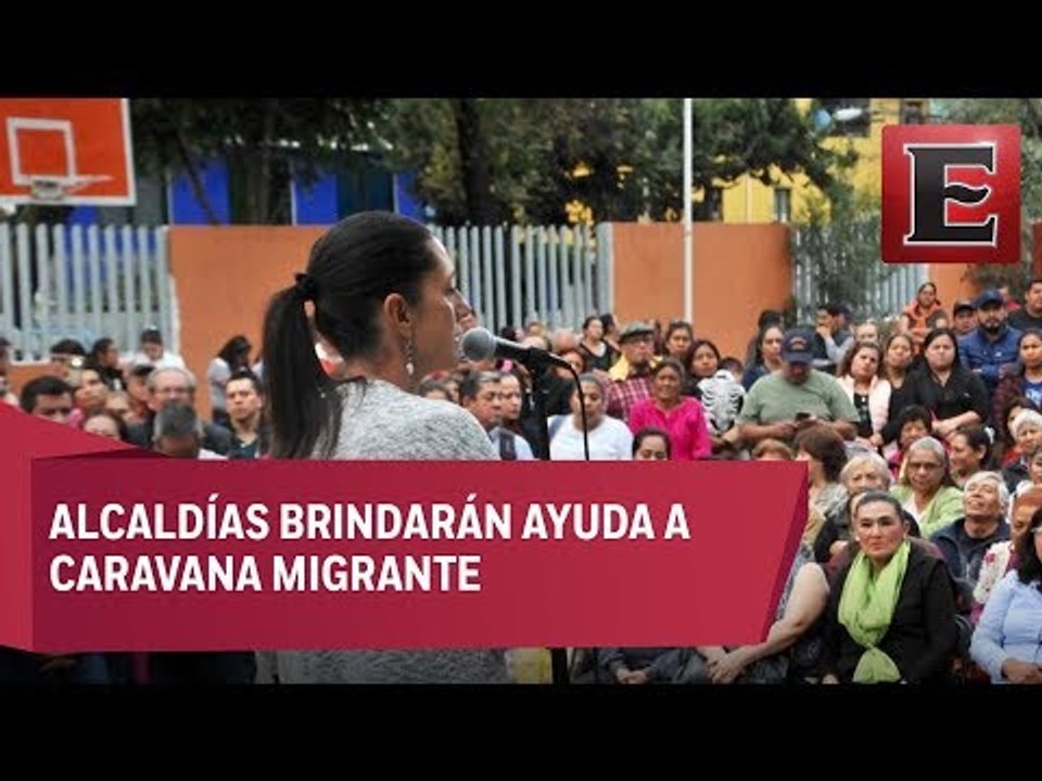 Sheinbaum pide a alcaldías apoyar a migrantes