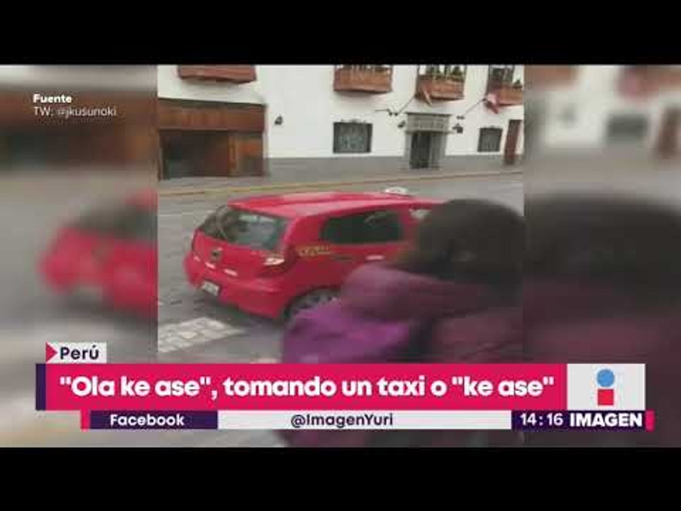 "Ola ke ase, pidiendo aventón o ke ase" Captan a llama subiendo a coche | Noticias con Yuriria