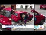 Llama se sube a un taxi en Perú y causa sensación en redes sociales | Noticias con Francisco Zea