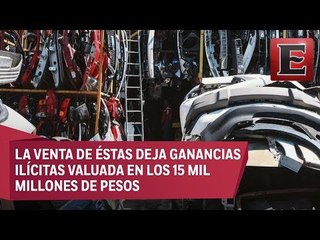 Crece notablemente el robo de autopartes en México