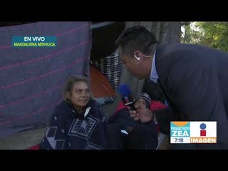 Migrantes rebasan capacidad de estadio del deportivo Mixhuca | Noticias con Francisco Zea