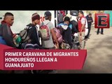 Caravana migrante llega a Guanajuato