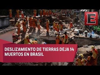 Al menos 14 muertos por deslave en Brasil