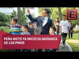 Peña Nieto ya inició su mudanza de Los Pinos