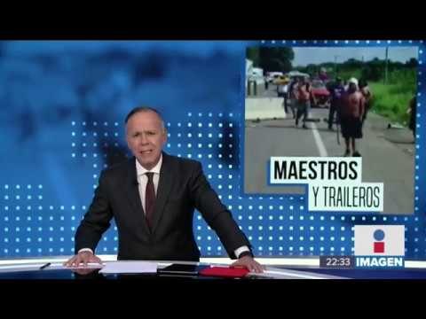 Traileros agredieron a compañeros de Imagen Noticias | Noticias con Ciro