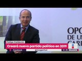 ¡Felipe Calderón quiere crear un nuevo partido político en 2019! | Noticias con Yuriria Sierra