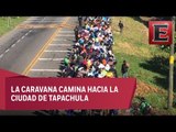 Ingresa a México otro grupo de migrantes por la frontera de Chiapas