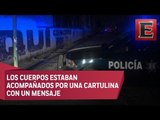 Reporte nocturno: Hallan en Tutltitlán restos humanos en bolsas de plástico