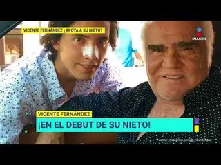 Vicente Fernández estará en el debut de su nieto | De Primera Mano