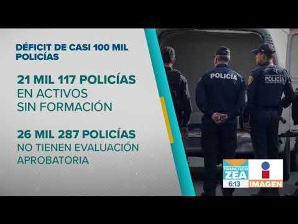 Hacen falta policías en México | Noticias con Francisco Zea