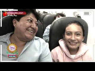 ¡Lesley padece lupus y la sorprendimos en sus XV años con un viaje! | Sale el Sol