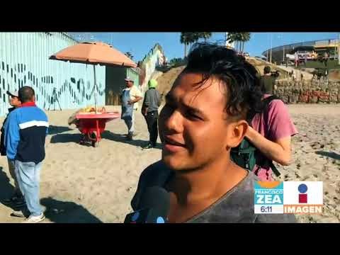 Ponen alambre de puas en la frontera con Estados Unidos | Noticias con Zea