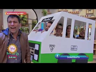 ¡Se disfrazan de autobús para cruzar un puente! | Sale el Sol