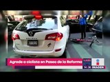 Agreden a ciclista en Paseo de la Reforma | Noticias con Yuriria Sierra