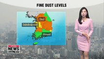 Central regions to be covered with dust, mild temps _ 112618
