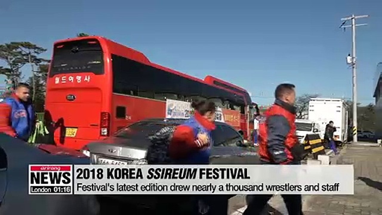 2018 Korea Ssireum Festival held in city of Andong