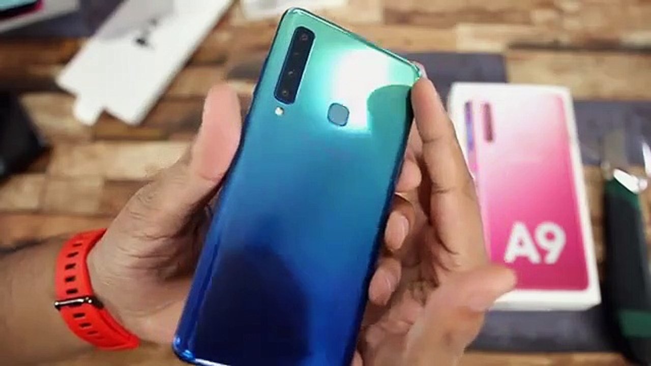 Samsung Galaxy A9 World First Rear Quad Camera Smart phone