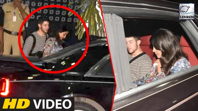 Priyanka Chopra & Nick Jonas Are All Smiles As They Arrive In Mumbai Before Wedding